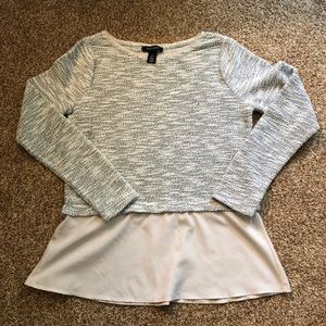 WHBM “Layered” Long Sleeve Size M